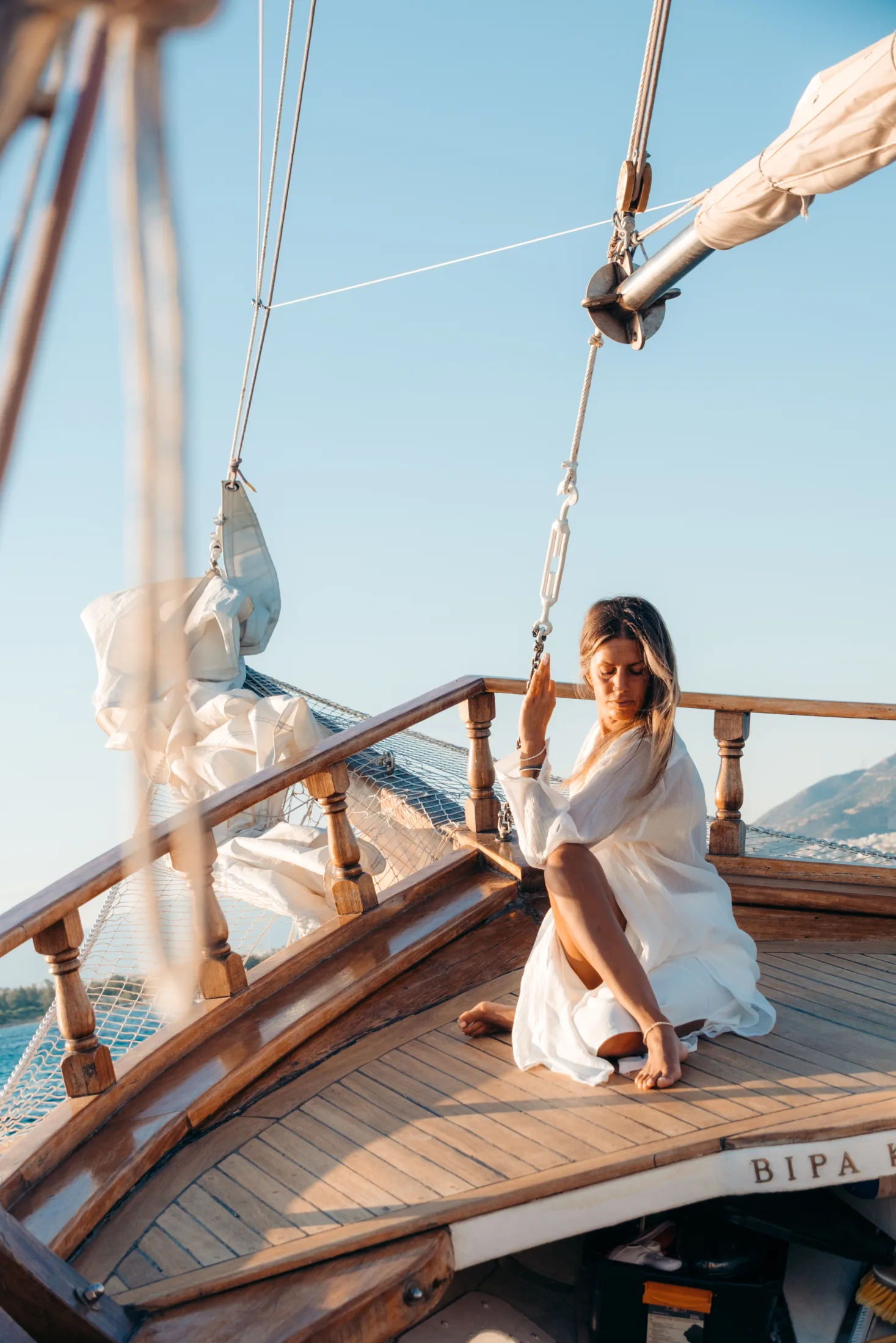 Golden hour celebration aboard AXION ESTI