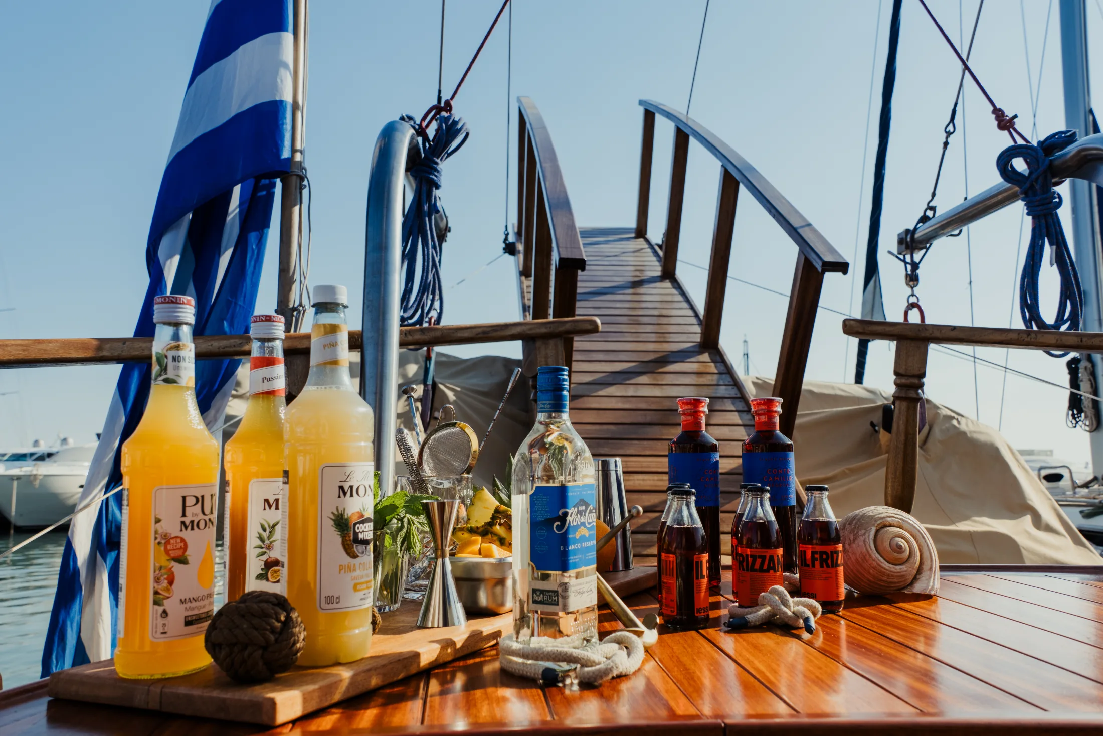 Brand activation and advertising event aboard AXION ESTI