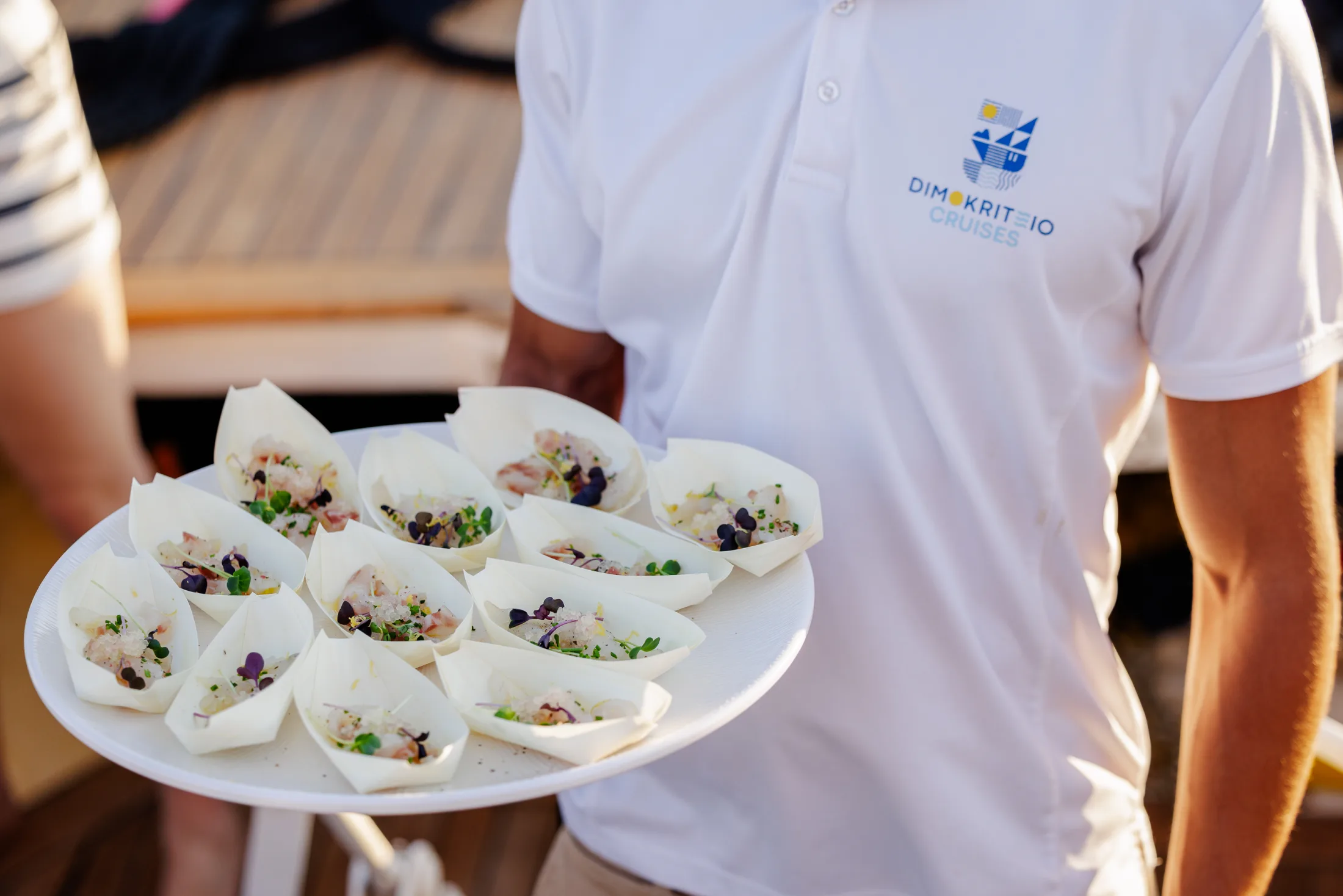 AXION ESTI prepared for a private corporate event at sea