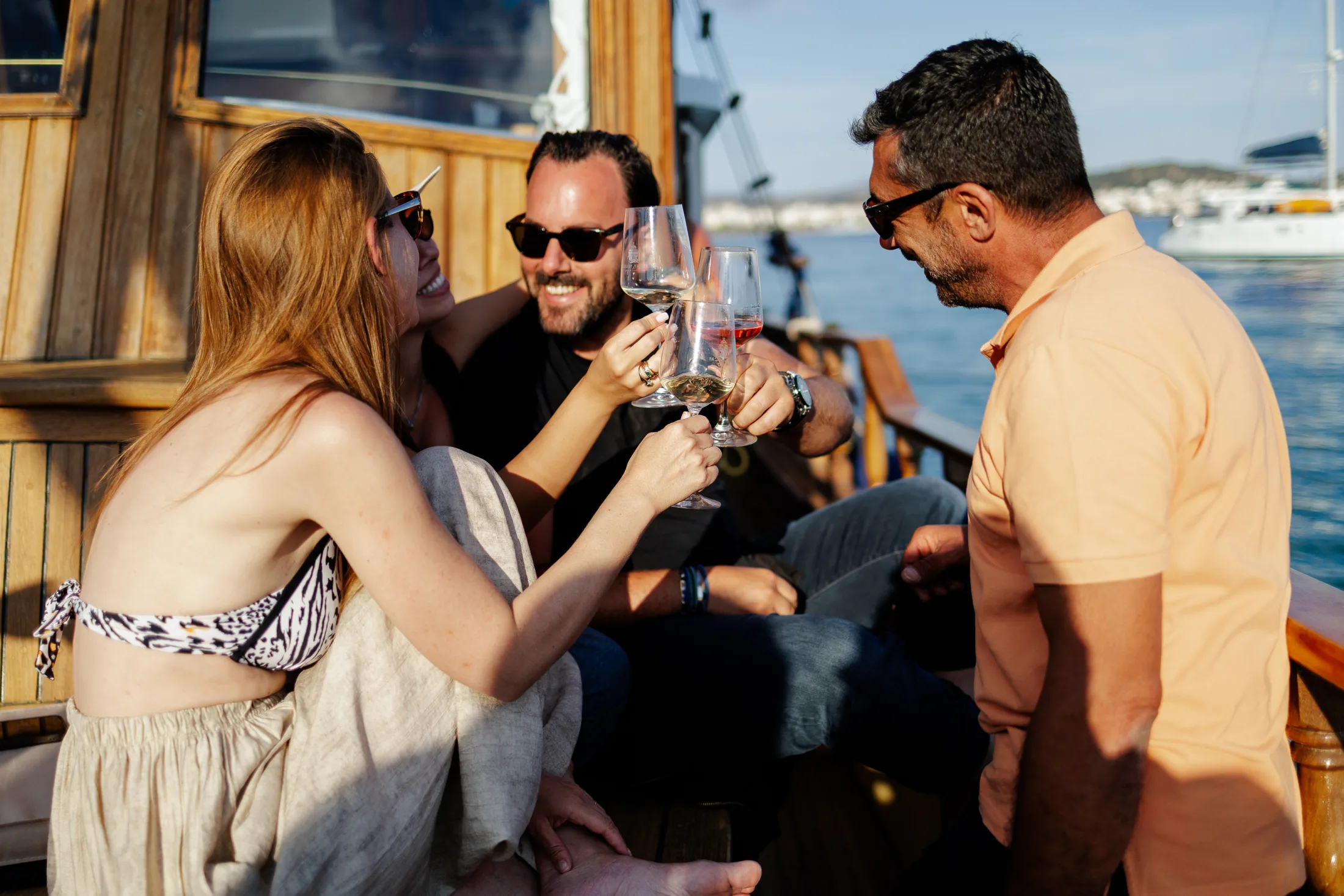 Private corporate yacht experience aboard AXION ESTI